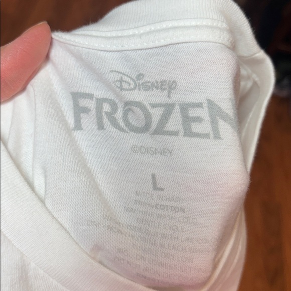 Disney Olaf Frozen White T-Shirt, Tee, Large - Picture 4 of 5